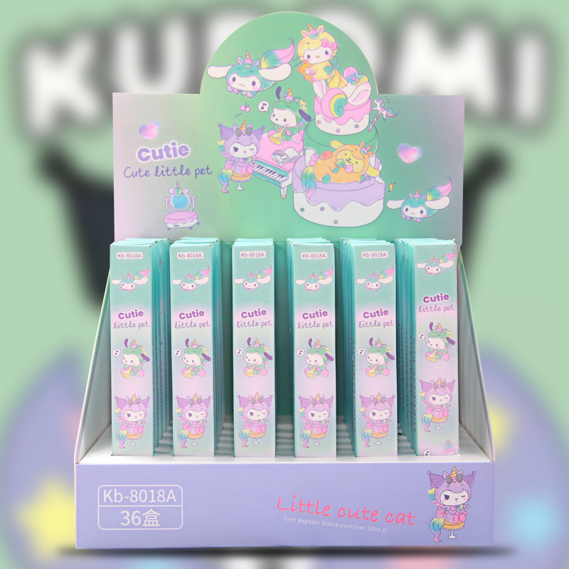 Sanrio glow spinner pen alto nivel de apariencia pluma de luz de alivio de presión pluma de regalo de dibujos animados lindo pluma de alivio de presión estudiante papelería pic 4