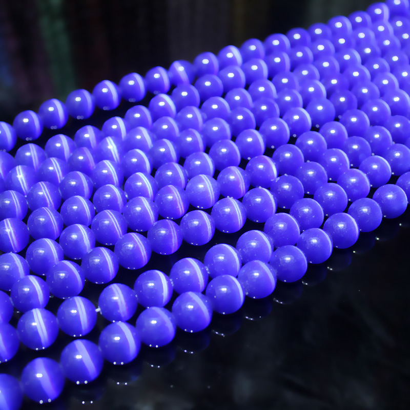 猫眼石珠子批发手串配饰散珠diy饰品配件手链项链耳环圆形串珠详情15