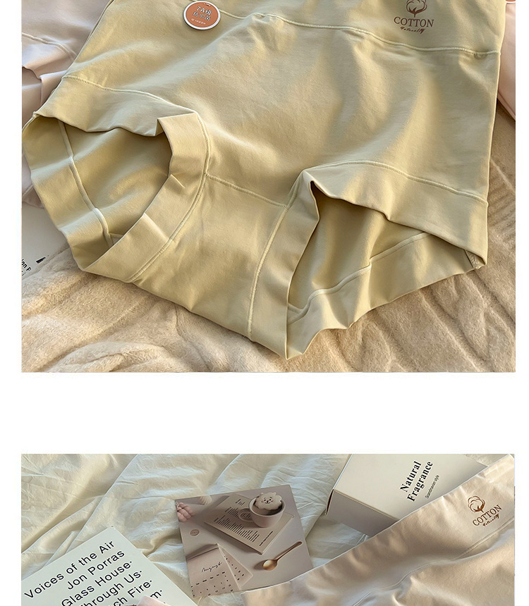 大码女士内裤女高腰提臀透气收腹胖mm200斤纯棉裆日系简约风短裤详情10