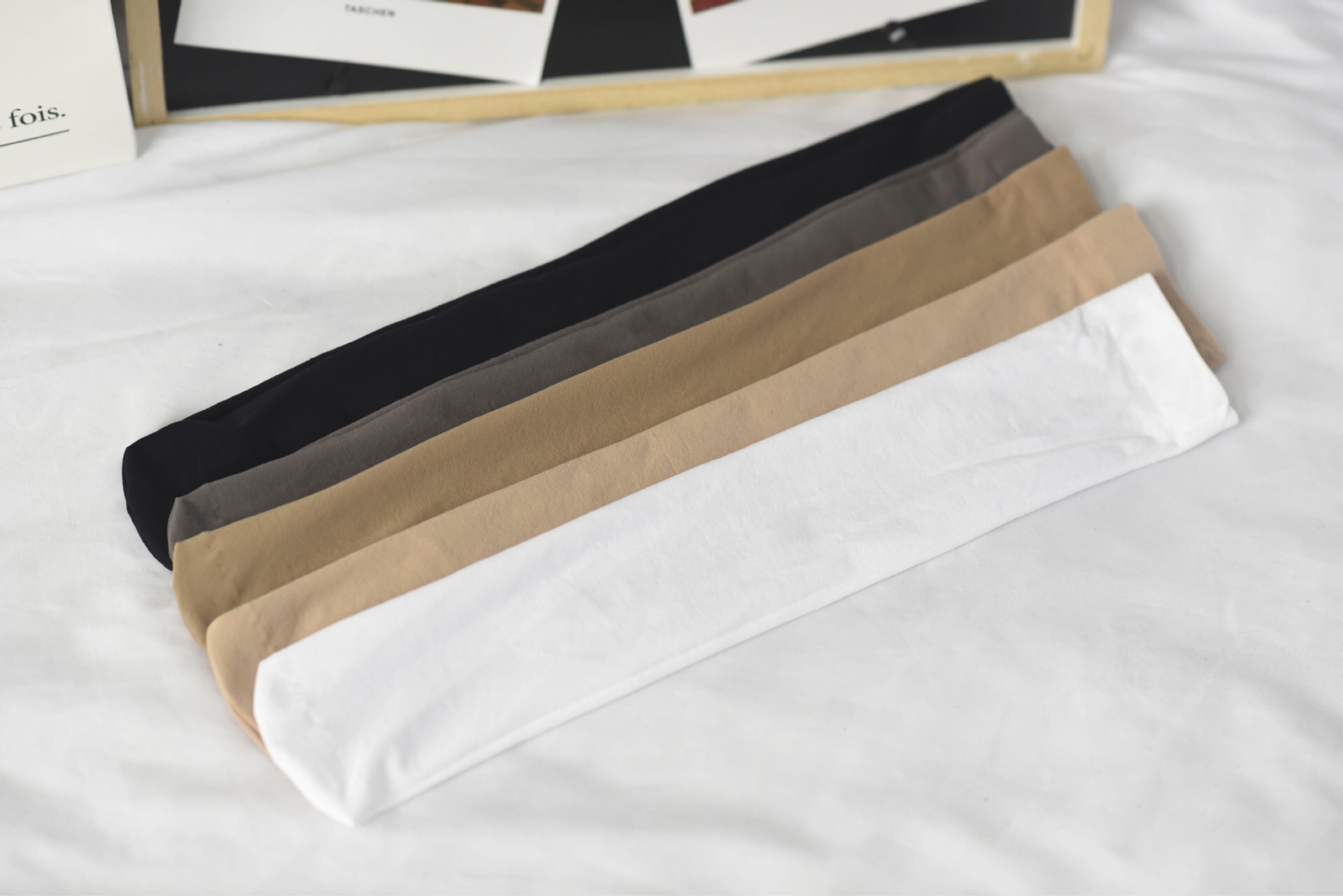 Classic and versatile jk black and white mid-calf knee-high socks that can be worn all year round, featuring non-permeable velvet calf socks pic 39