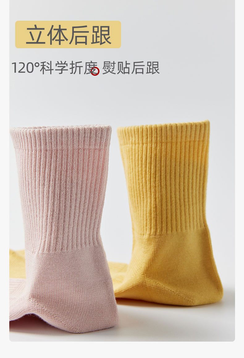 春夏季薄款纯棉抗菌中筒袜防臭吸汗透气长袜女士夏天棉袜详情9