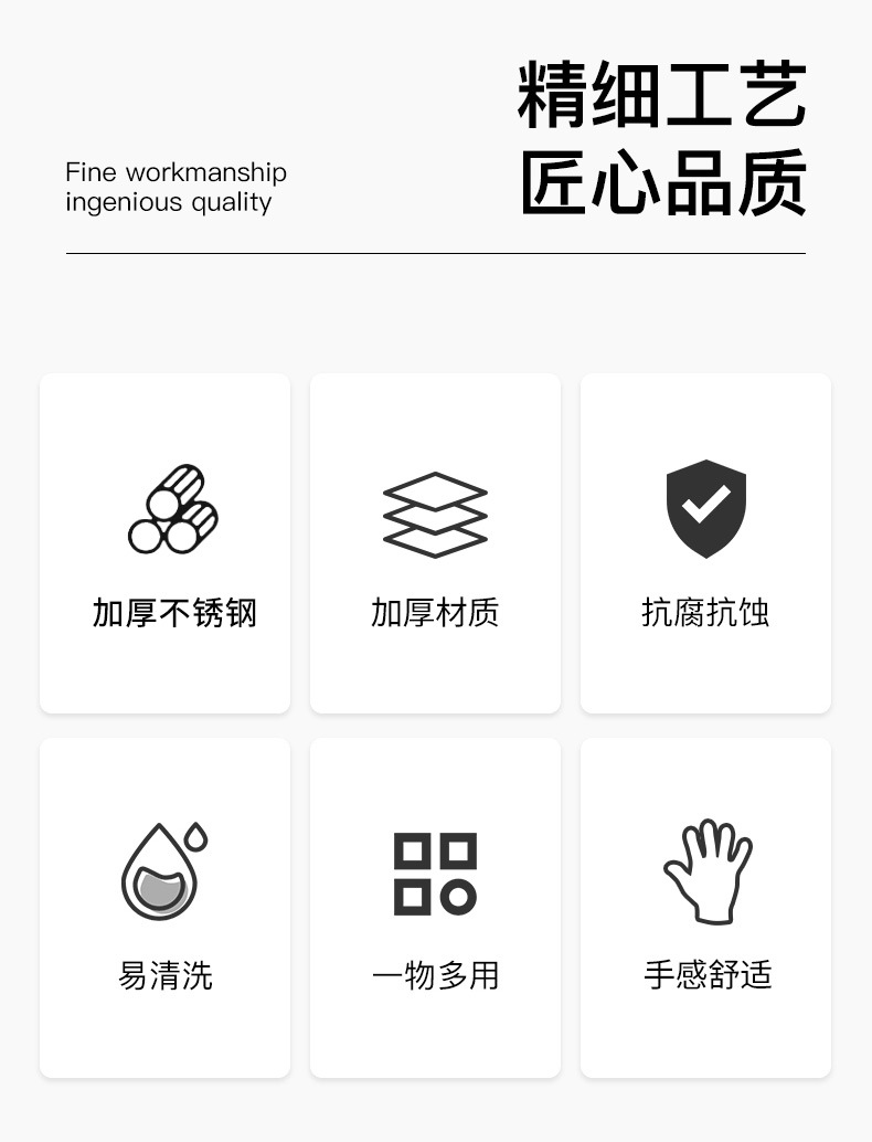不锈钢跨境户外刀叉勺西餐具套装便携旅行野营家用三件套创意镂空详情3