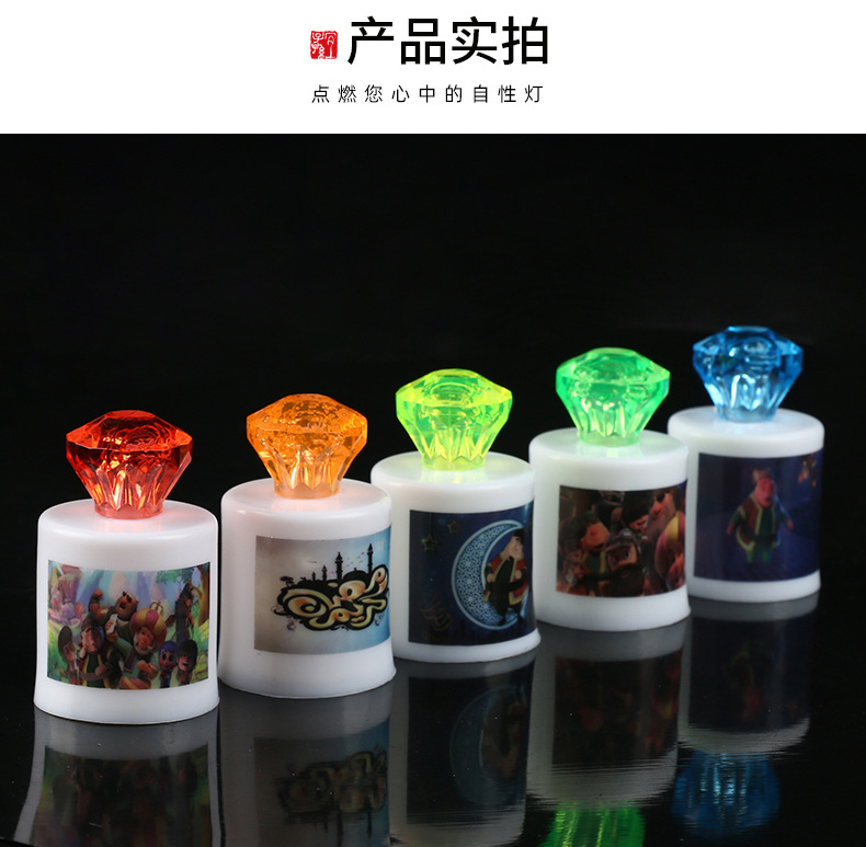 Spiral candle-shaped proposal electronic candle decorative handicrafts and ornaments pic 5