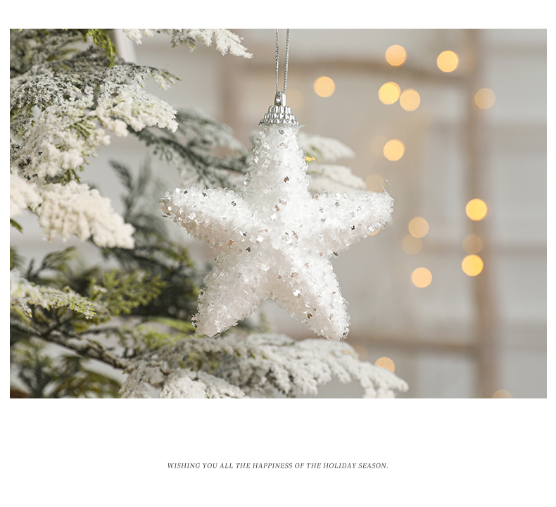 Simple Nordic-style Christmas gift package for foreign trade, white foam dowry packaging, ornaments, pendants, colored Christmas tree pendants, gifts pic 6