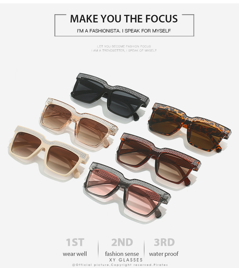 欧美连体镜片一字镶钻太阳镜高级感轻奢百搭眼镜户外遮阳派对墨镜详情3