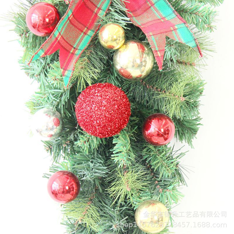 Desheng Cross-border E-commerce Factory supplies Christmas scene decorative hanging ornaments, garlands, PVC pine needles and decorative rattan strips pic 18