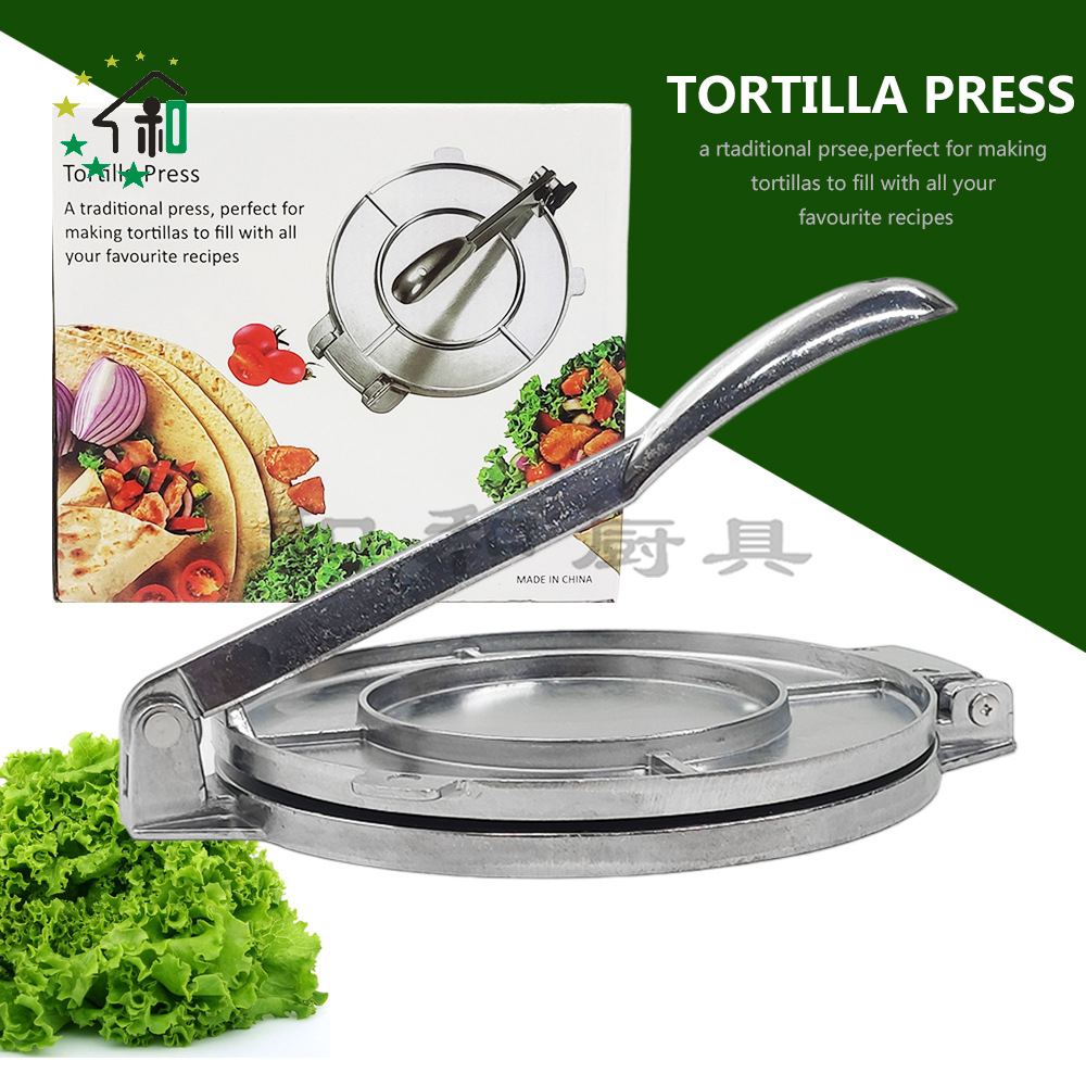 饺子皮压皮器铝合金手压式墨西哥压面机手动玉米面团定型机压饼机详情12