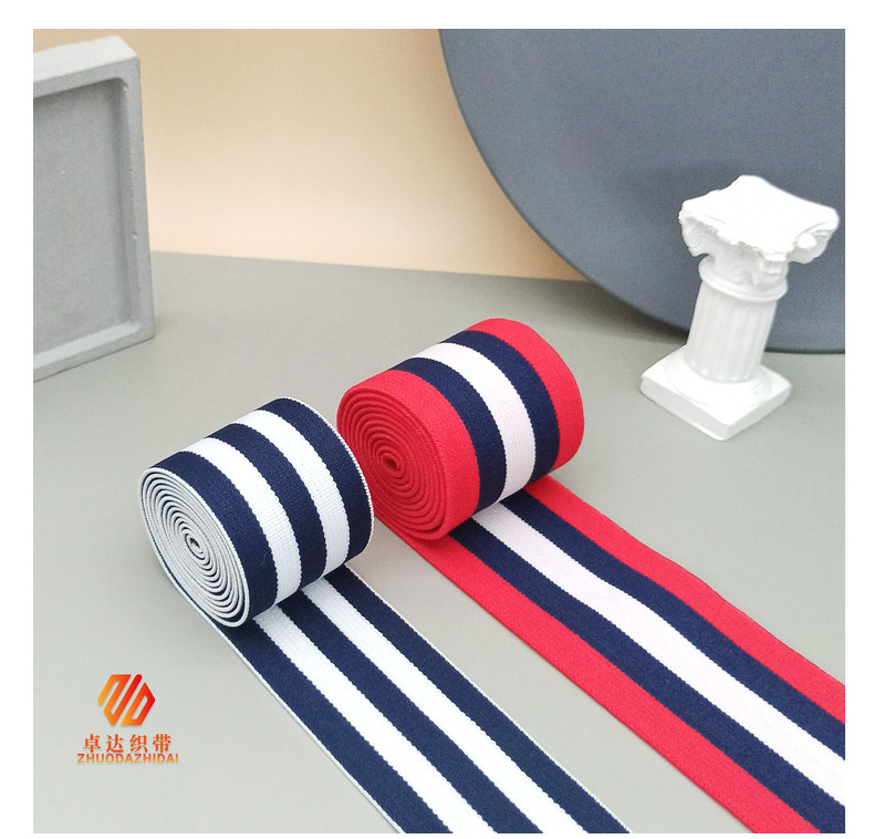 The manufacturer has in stock colorful color-blocked elastic bands, striped skirts, pants, waists, clothing accessories, bags, hair bands and elastic webbing pic 16
