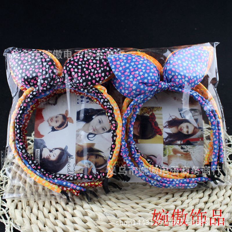 韩版发箍古风布艺头箍简约百式交叉打结显脸小发卡头扣发饰批发详情24