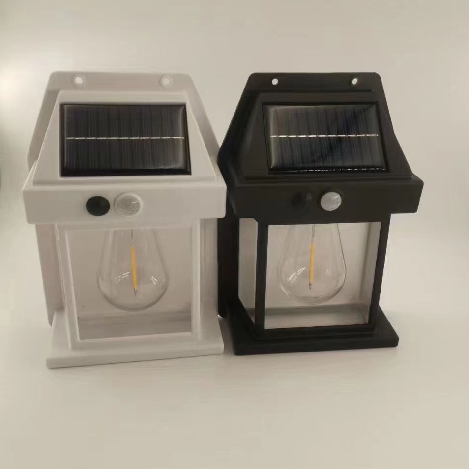 Wholesale outdoor solar lamps, induction tungsten filament wall lamps, lights on when people come and off when they leave, waterproof wall lamps for villas and gardens pic 5