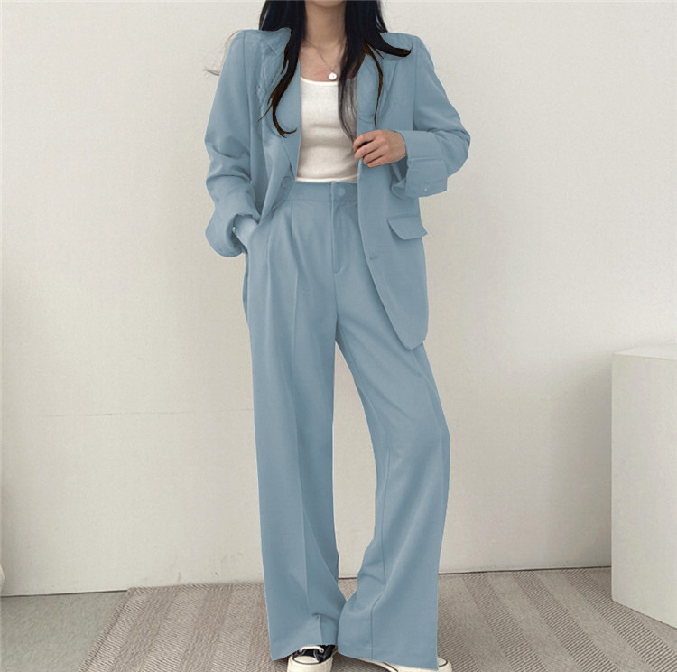 卡其色西装外套女2023新款春秋季韩版小西服套装女士休闲气质上衣详情42