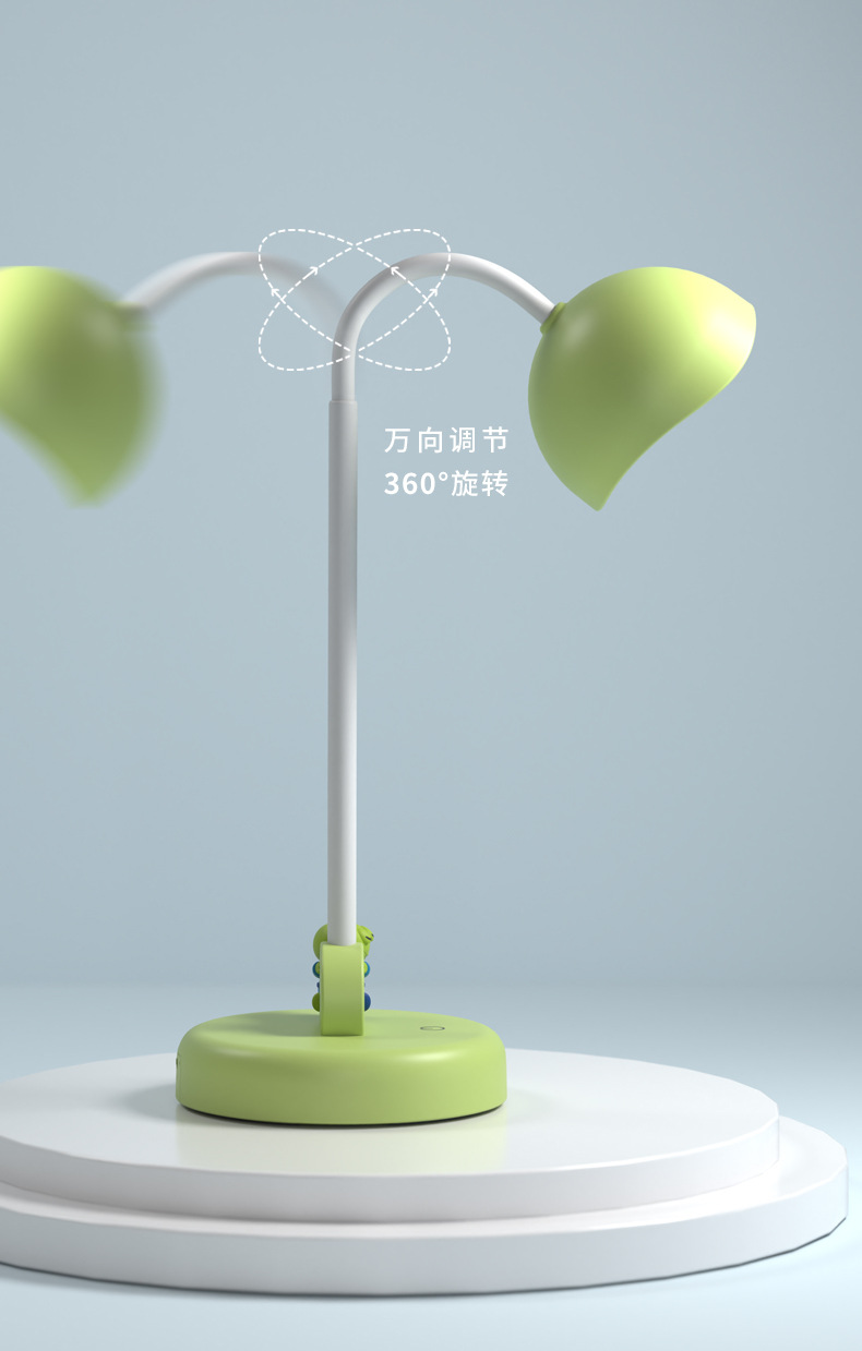 Officially authorized desktop learning and reading lamp, a student-specific eye-protecting strawberry bear cute cartoon desk lamp pic 8