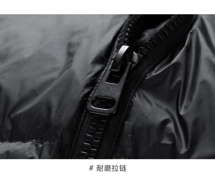 冬季大身填充白鹅绒服保暖连帽羽绒服白鹅情侣男大码跨境羽绒服详情16