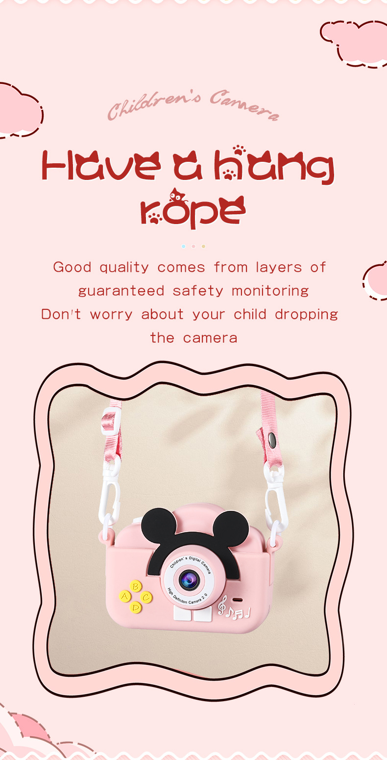 A5 Cross-border Children and Students Digital Mini Camera Fun Toy Educational Birthday and Festival Gift Camera pic 11