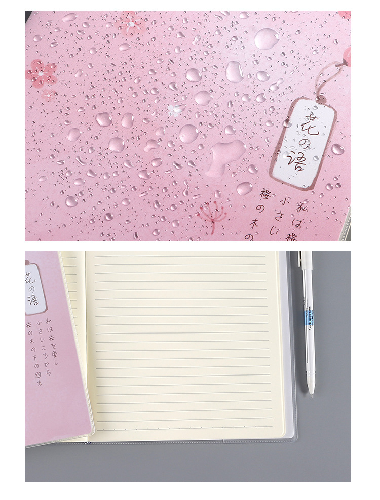 16k rubber-covered notebooks, PVC covered notebooks, creative and simple notepads, student diaries, exercise books wholesale pic 10