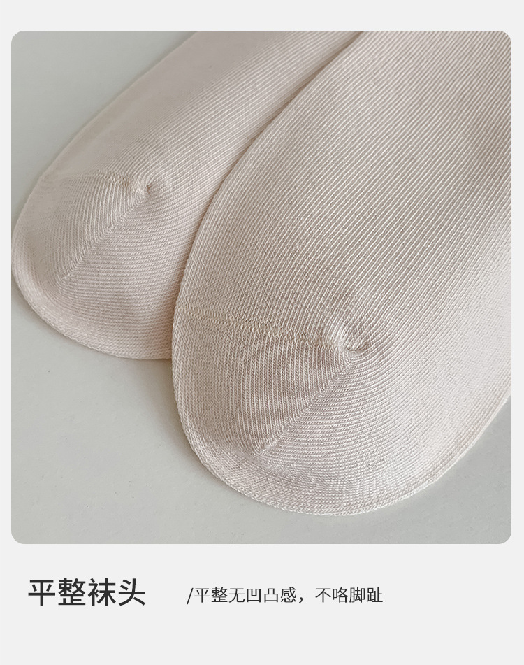 2024春季新款袜子女纯棉洋气笑脸五分袜卡通可爱外穿网红潮袜批发详情11