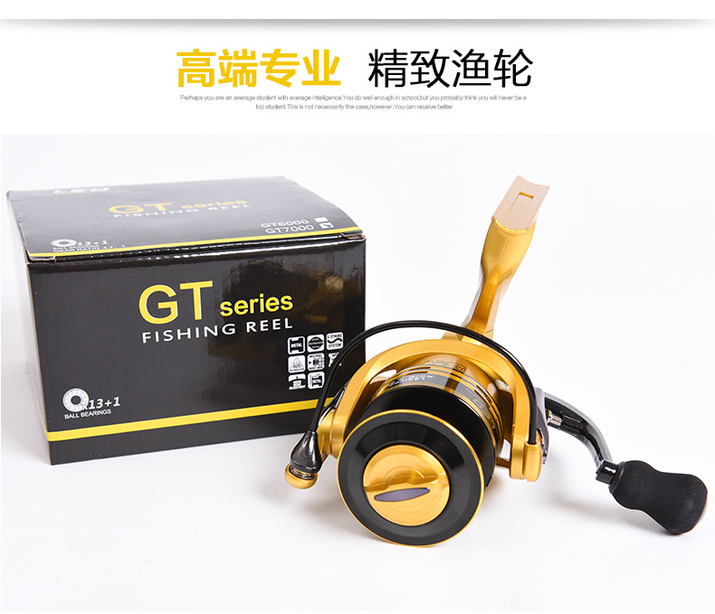 27600 LEO/ LeOU [GT Series Spinning Wheel Fishing Reel] Metal wire rocker arm gapless fishing reel and fishing gear pic 18