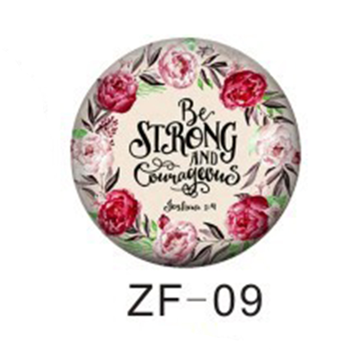 时光宝石水晶玻璃花环励志系列亚马逊diy饰品配件英文图案徽章详情14