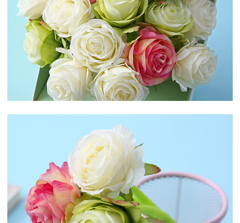 Factory direct sales of Zhongfan ZF2088 rose soft rubber gel Pen 0.5mm student stationery creative shaped pen pic 13