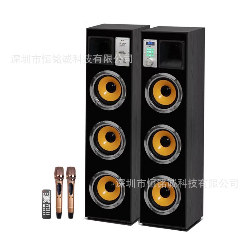 Active home high-tower 300W ultra-high power home theater subwoofer Bluetooth combination Treble dual-microphone speaker pic 2