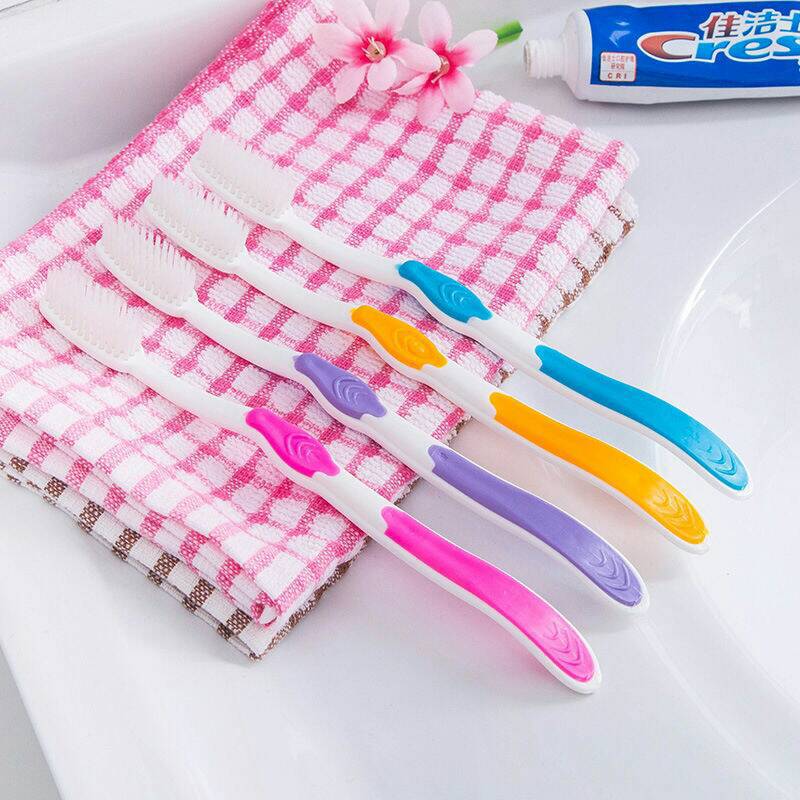 New material bright soft bristle toothbrush, fine bristle toothbrush, adult brushing brush, toiletries, cleaning toothbrush, gift pic 5