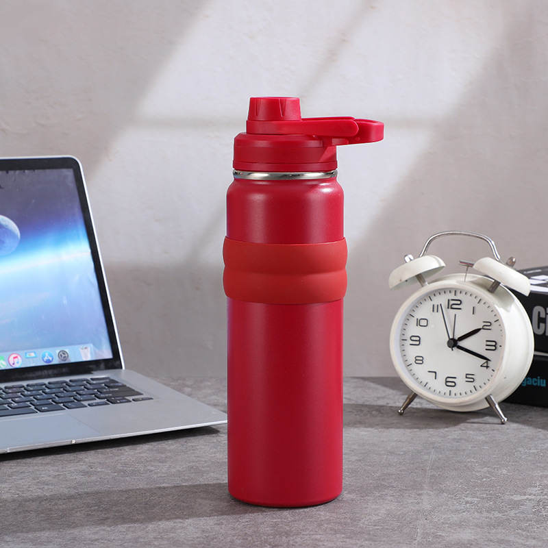 Customized cross-border space kettle with anti-slip silicone sleeve, direct drinking sports kettle, 304 stainless steel large-capacity insulated cup pic 13