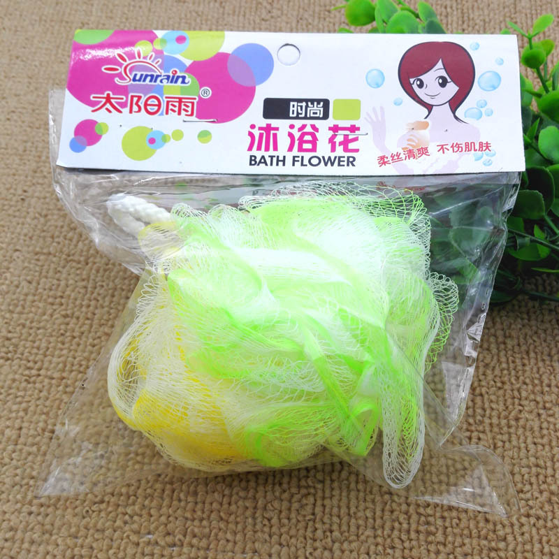 L3225  0039# 双色太阳花  沐浴花沐浴球日化用品 义乌2元详情5