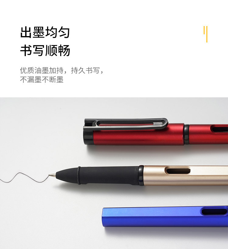 Customized creative gel pens, LOGO signature pens, spray-painted carbon pens, enterprise advertising customized pens, wholesale visual ink pic 6