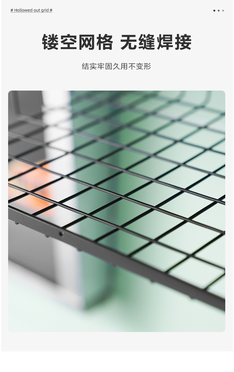 Manufacturer wholesale household kitchen cabinet partition, bottom hanging basket, suspended storage basket, wardrobe storage rack, storage rack pic 6