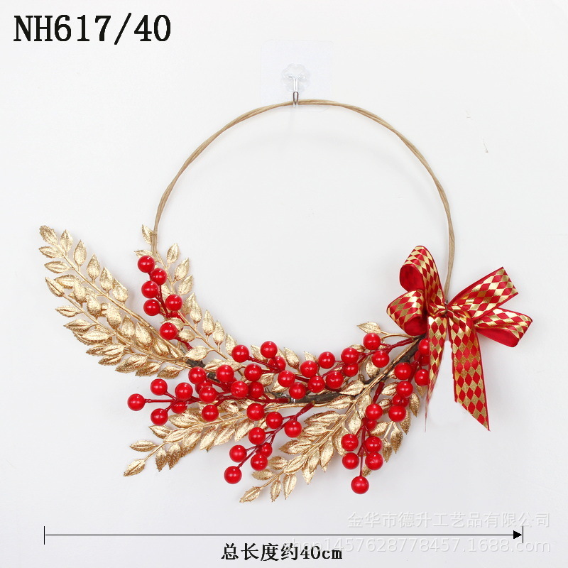 New Year decorations: Red fruits for the Year of the Tiger, prosperity fruits, New Year flowers, wreaths, home hangers, door hangers, wall decorations, housewarming and Spring Festival decorations pic 8