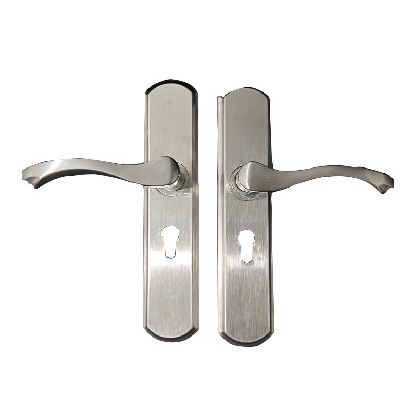 超为等 知名品牌802-01双盖板可调孔距室内门锁把手家用卧室门执手锁304不锈钢拉手 锁具配件详情4