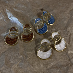 S925银针三对套装耳钉女睡觉不用摘冷淡风耳环高级感珍珠气质耳饰详情3