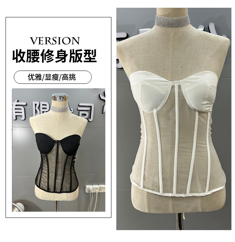 女士腰封外搭外穿黑色背带束腰性感背心装饰潮流朋克风吊带配衣服详情6