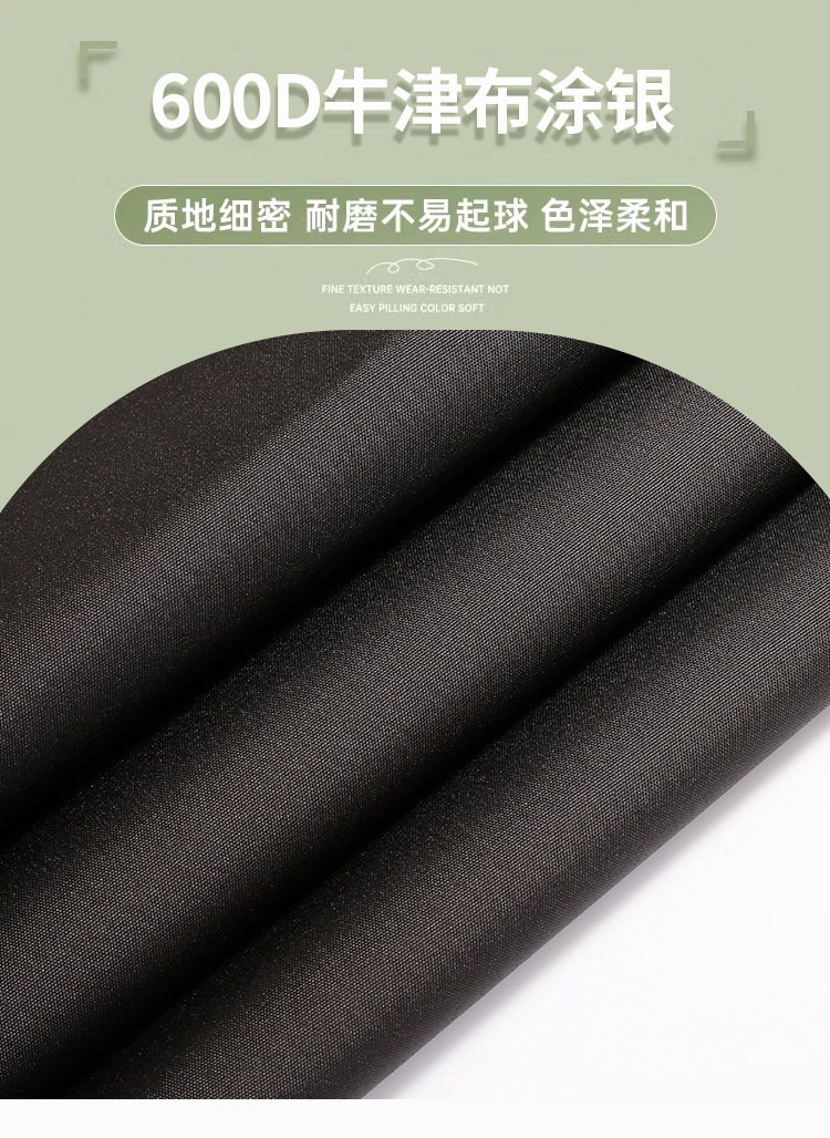 600D涂银牛津布 防水遮阳加密UV抗紫外 户外帐篷天幕车衣车罩布料详情2