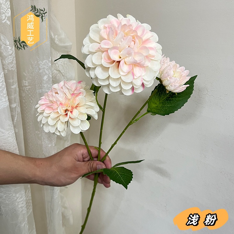 Three artificial flowers with a faint fragrance, hydrangeas and natural marigolds, for wedding landscaping, flower arrangement, shooting props and decorative artificial flowers pic 15