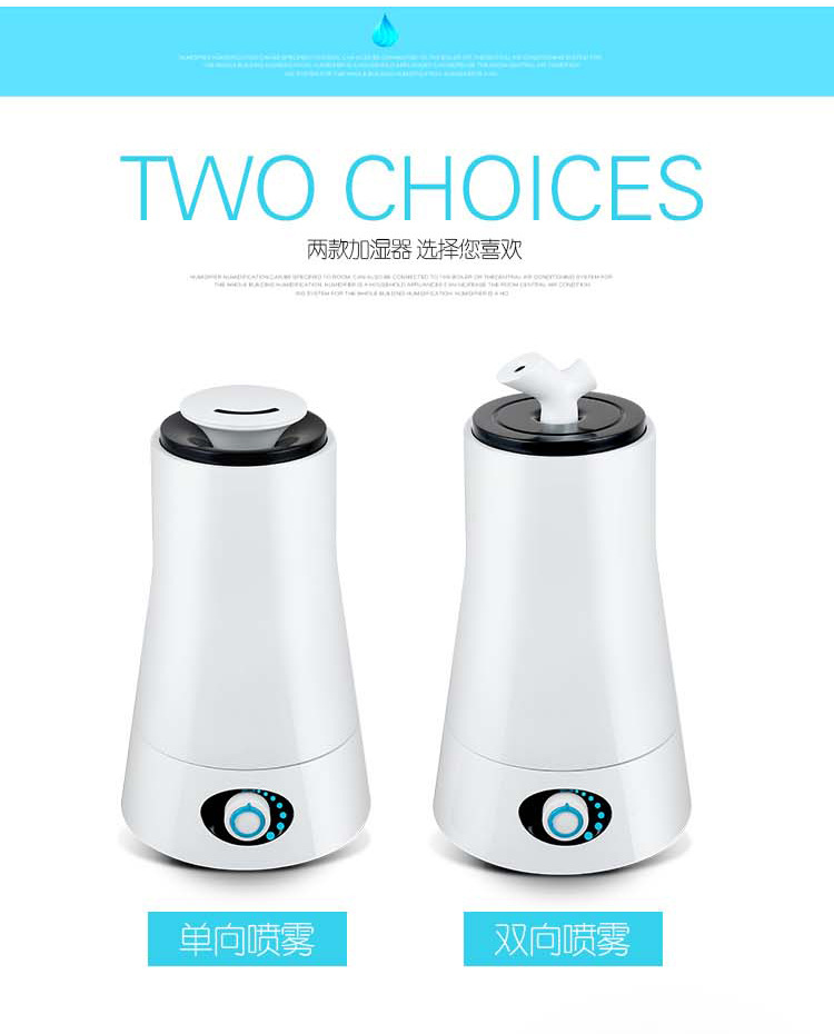 Humidifier, bedroom silent fog volume, seven-color night light, household aroma diffuser, original manufacturer pic 4