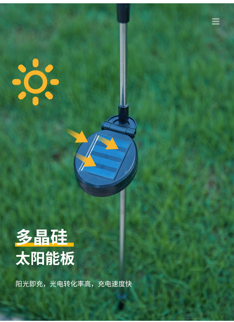 Amazon outdoor neon lights, lawn floor insert lights, solar LED ambient lights, waterproof star cactus arrangement pic 5