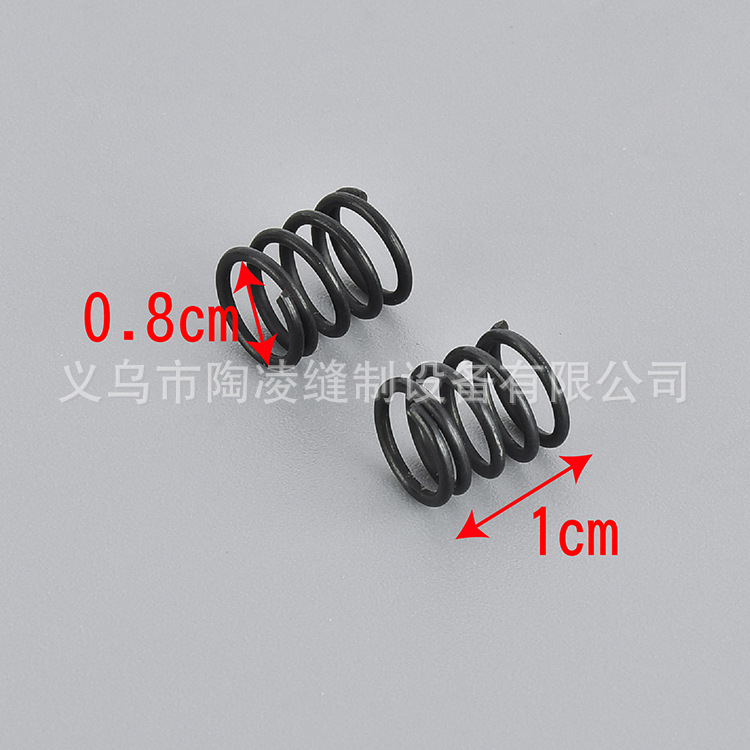 K1-46 星锐四针六线缝纫机配件  不锈钢减震 弹力回位强力弹簧详情2