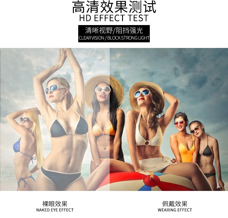 European and American fashionable one-piece glasses for men and women, large-framed sunglasses for street snaps, wide-leg anti-ultraviolet head glasses pic 6