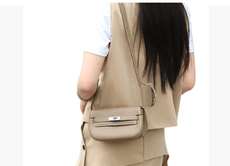 2024新款真皮moove凯莉汤圆包二合一迷你单肩斜垮多功能马鞍女包详情25