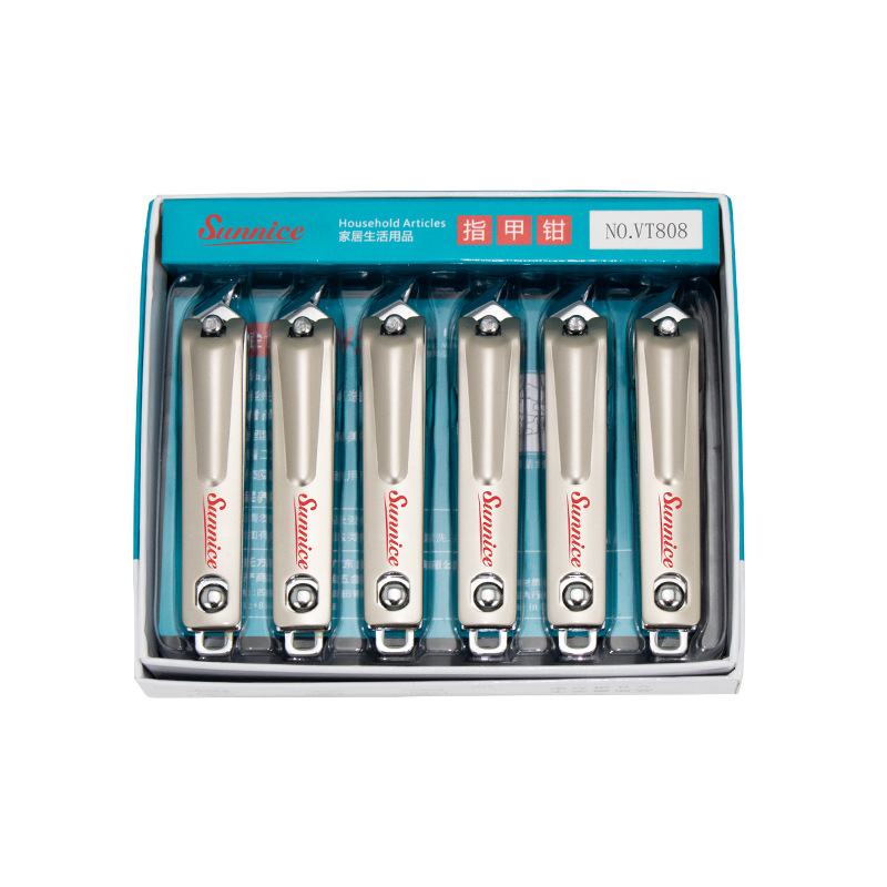 SUNNICE nail clippers wholesale in stock, pointed-nose, slanted nail clippers, special built-in file for trimming toenail grooves pic 12