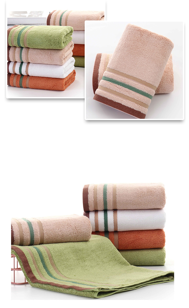 Wholesale of national trend Chinese knot plain satin bamboo fiber towels, soft household adult face towels, supermarket supply, face wiping towels pic 10