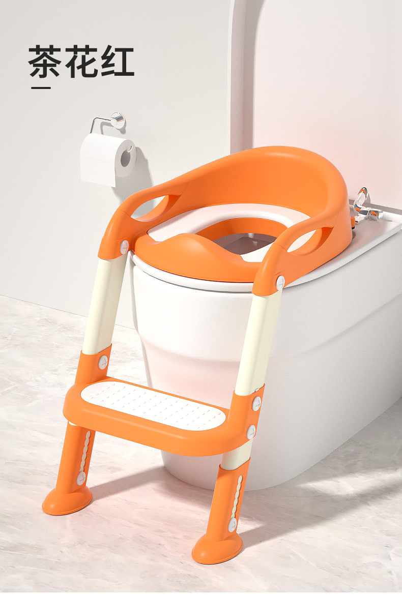 儿童马桶坐便器楼梯男小孩尿便盆圈女宝宝专用婴儿折叠阶梯脚踩凳详情17