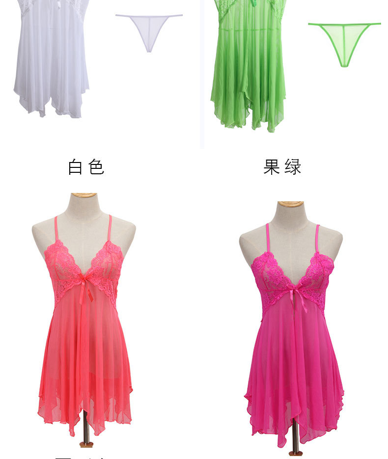 网纱透视诱惑睡衣欧美法国外贸情趣内衣性感吊带睡裙套装成人用品  GASZ-情趣内衣8468详情15