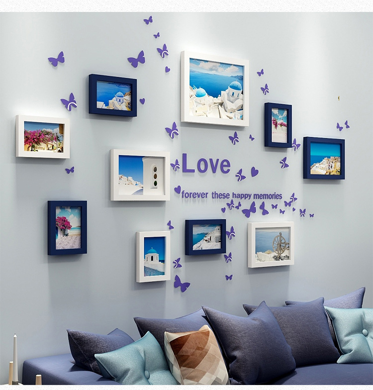 照片墙批发组合相框 婚纱照相架画框创意diy欧式像框挂墙免打孔详情16