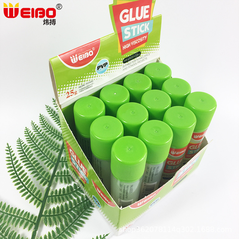 Weibo Stationery Wholesale 25g Jigsaw Puzzle glue, Office use, student handcrafted special planner, diy high-viscosity transparent solid glue pic 1