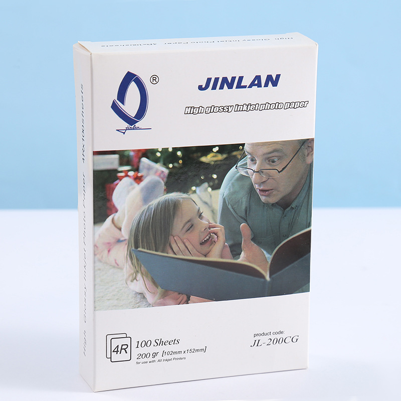 JINLAN Jinlan High-gloss photo Paper Box Factory wholesales 200g photo paper printing paper boxes and 4R photo paper pic 2