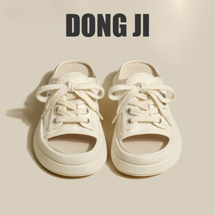【DongJI】老爹鞋女2024年新款韩版小众厚底百搭休闲运动鞋小白鞋详情1
