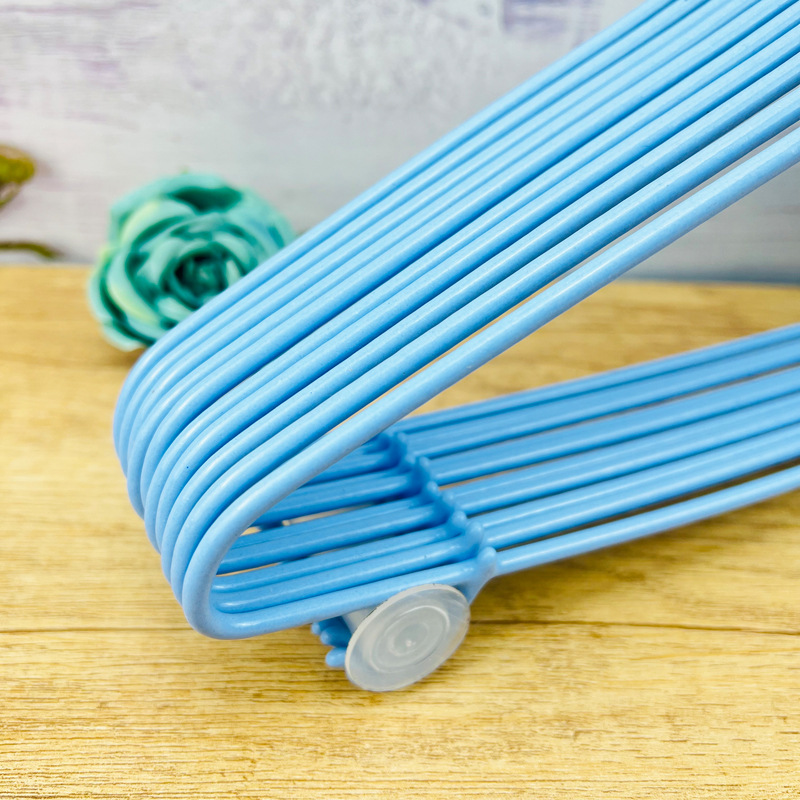 721衣架加粗简约晾衣架衣架批发无痕衣架家用成人防滑塑挂衣架详情3