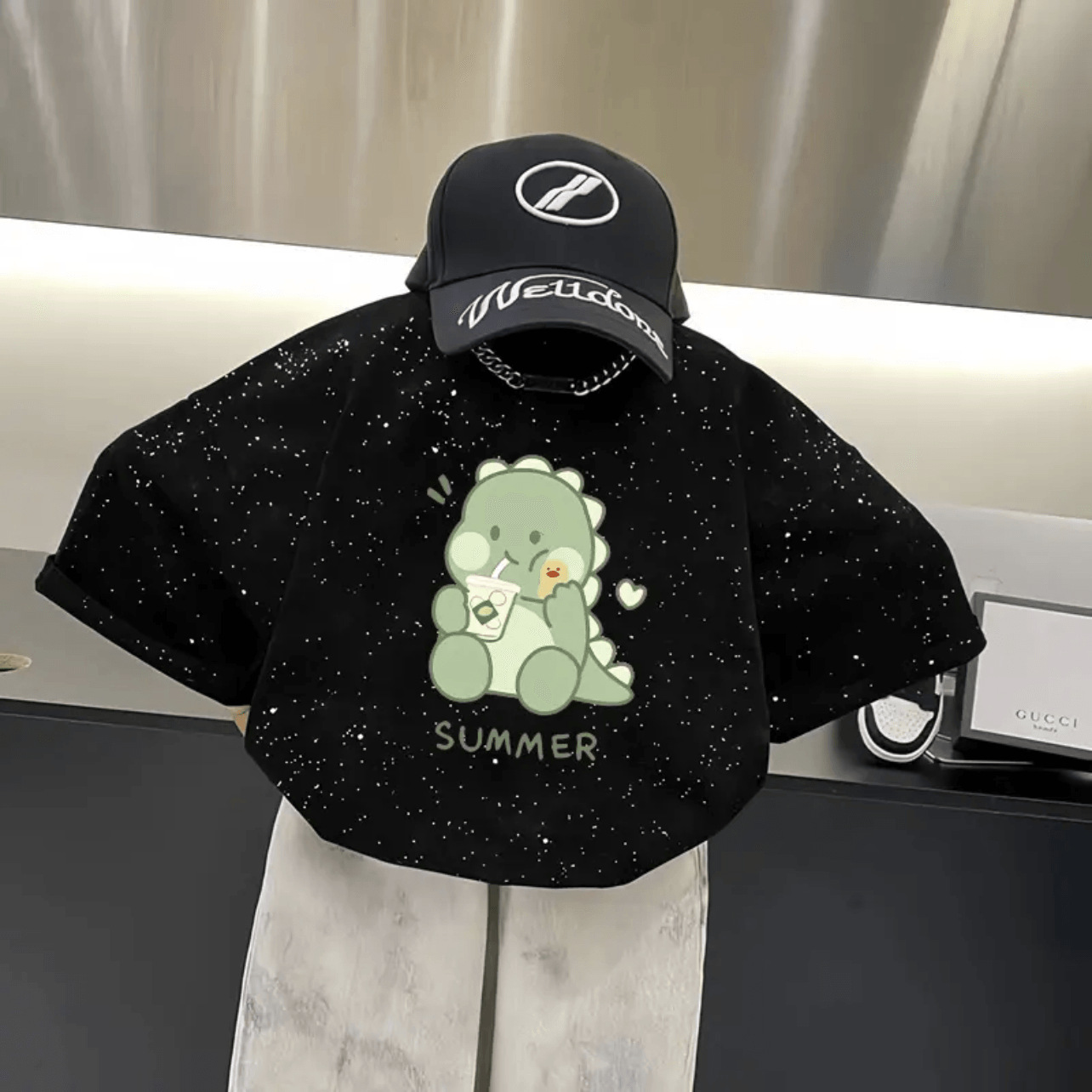 男童短袖T恤夏装2025新款儿童夏季纯棉上衣男孩中大童帅气半袖潮t详情16